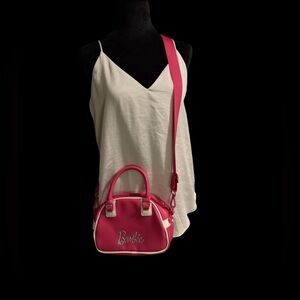 Barbie Fuchsia and Cream Crossbody Bag